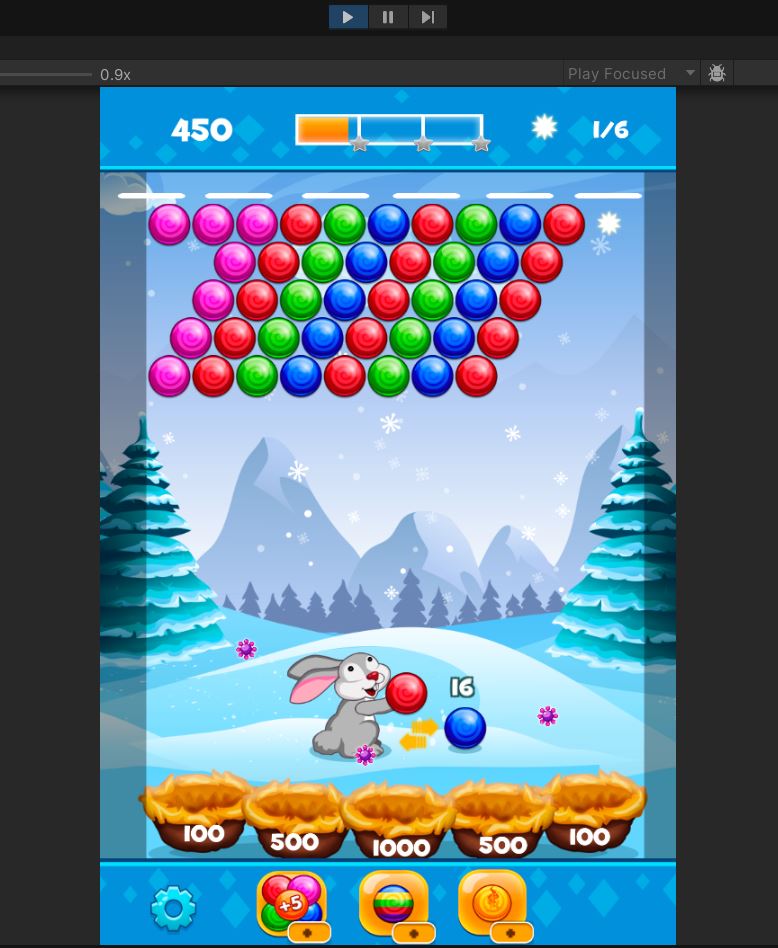 Bubble Shooter Easter Bunny